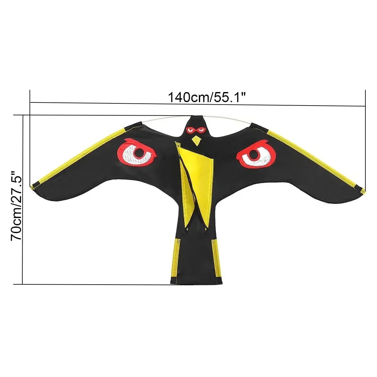 Emulation Flying Hawk Kite Bird Scarer Drive Bird Kite Bird Repellent for Garden Scarecrow Yard Bird Repeller