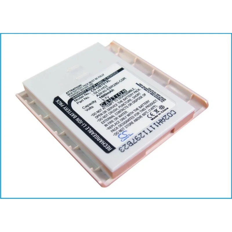 

Li-ion Mobile Smartphone Battery for Gigabyte – 3.7V, 1600mAh | Compatible with gSmart i (128) (Part No: GLH-H02, A2K40-EBR280-C