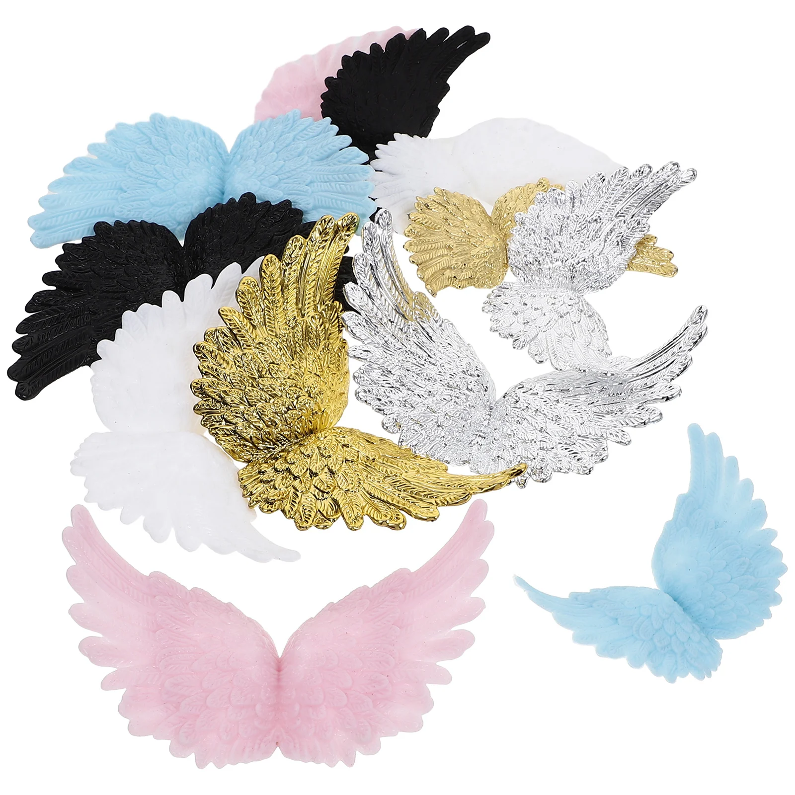

30Pcs Small Cake Wing Decor Plastic Fake Wing Props for Chocolate Decorating DIY Craft Decoration Supplies DIY Making Decoration