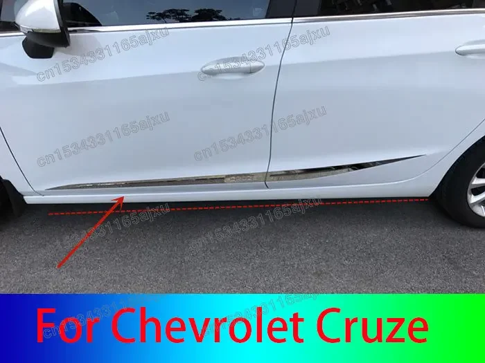 

Car styling For Chevrolet Cruze 2017-2018 High-quality Stainless Steel Body Trim Anti-scratch Protection Decoration