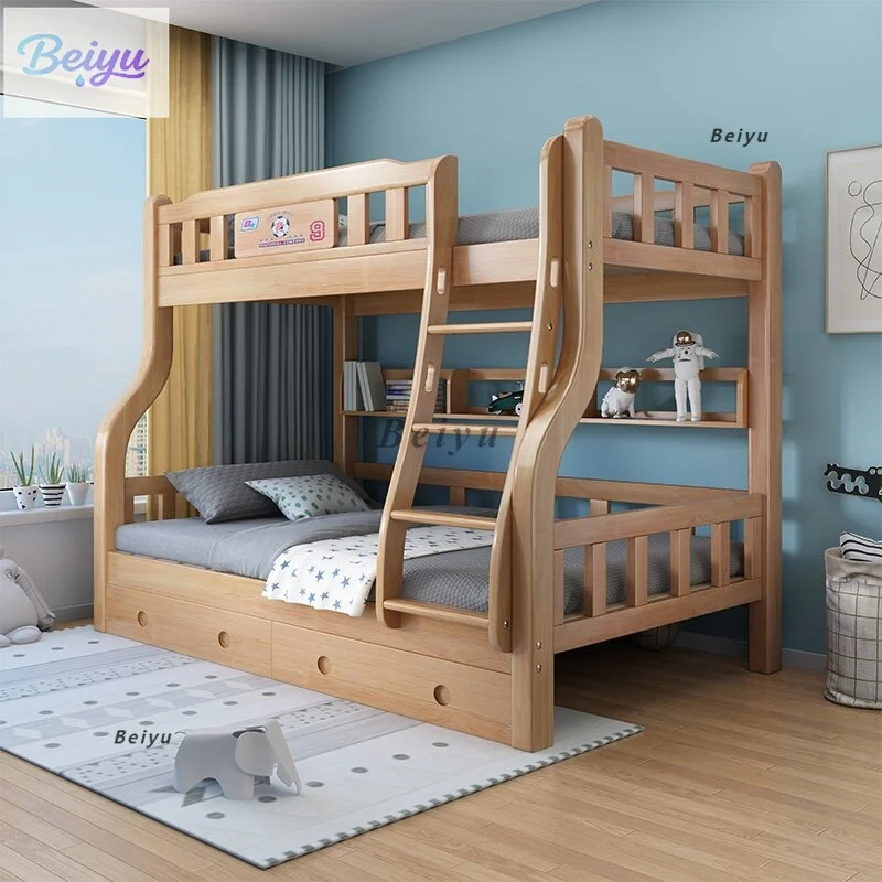 

Solid wood bed Oak multifunctional upper and lower beds Bunk Children's Mother and child High and low Double