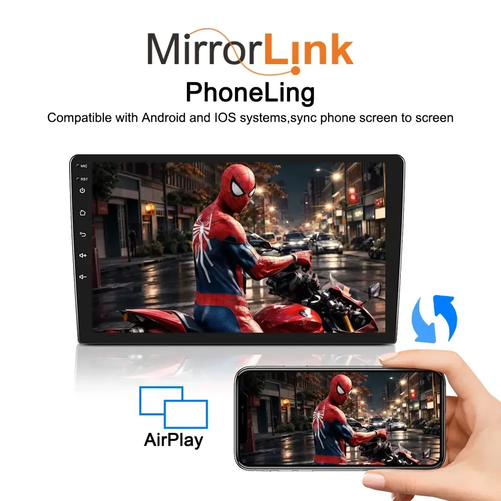 

Machine for Super Slim auto stereo vehicle carplay cars play universal 9 inch display touch screen Android car screen