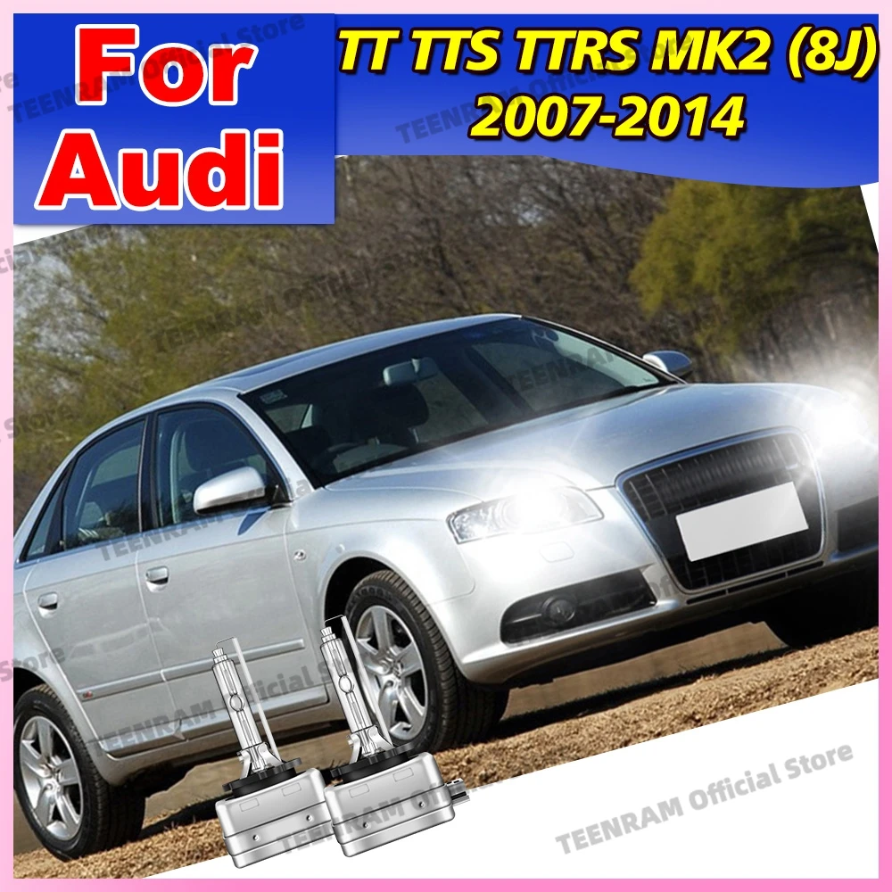 

2x 35 Вт HID ксеноновые лампы D1S D1 6000K 8000K 10000K для Audi TT TTS TTRS MK2 (8J) 2007 2008 2009-2014 Лампы для фар быстрый яркий