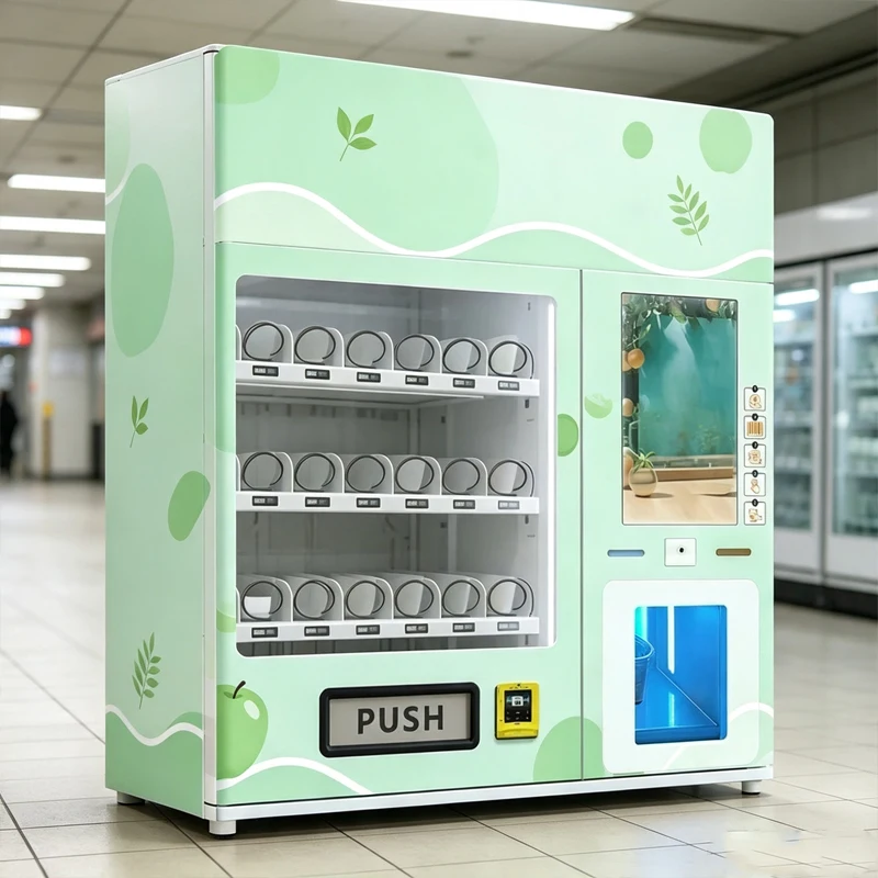 High Quality Commercial Automatic Smoothie Machine Self Service Cold Drink Juice Dispenser Touch Screen
