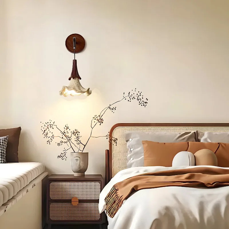 American Style Small Wall Lamps Living Dining Room Decoration Retro Restaurant Bar Counter Bedsides LED Hanging Lighting Fixture
