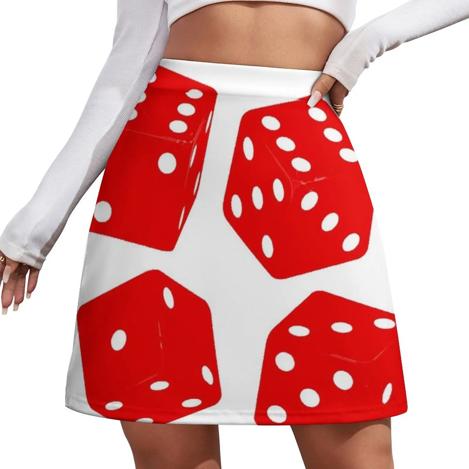 

Dice of fortune Mini Skirt japanese fashion Korean clothing short skirt Miniskirt woman