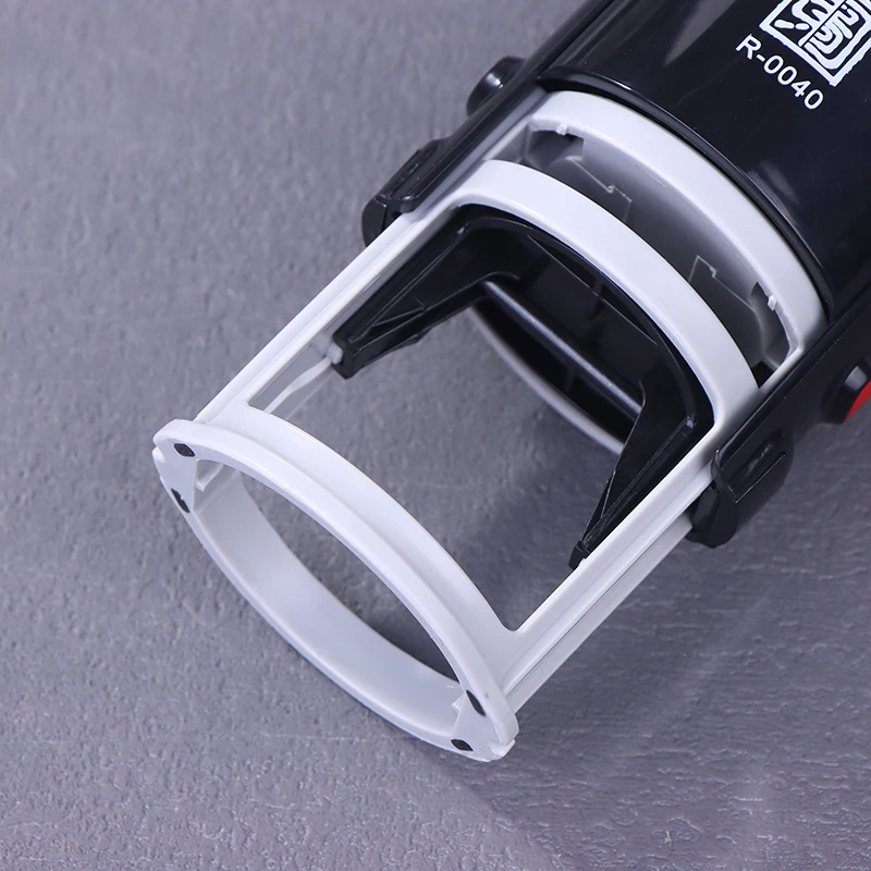 Large Round Custom Text Stamp, Self-Inking and Adjustable Size 25/30/40/50mm