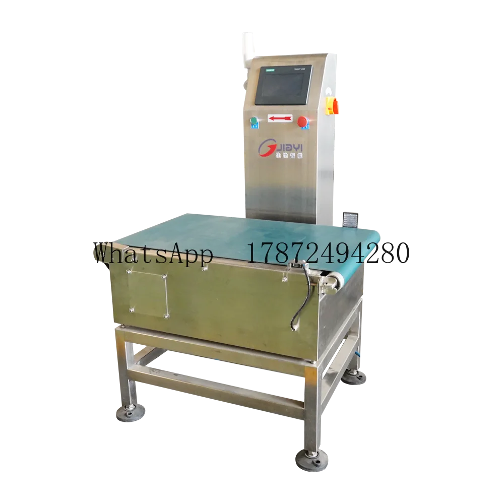 

Промышленная динамическая сортировка весов, полностью автоматическая контрольная весовая машина, роликовый конвейерный весовой аппарат