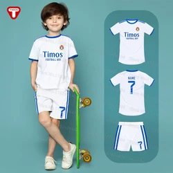 Kids Number Jersey Personalized Custom Boy Shirt Set Mesh Team Uniform Breathable Sport T Shirt