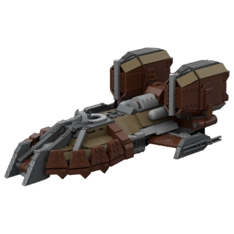 

NEW 2026PCS Famous star Movie MOC WLO-5 pirate speeder tank model DIY creative ideas Child Toy Birthday Gift Building blocks