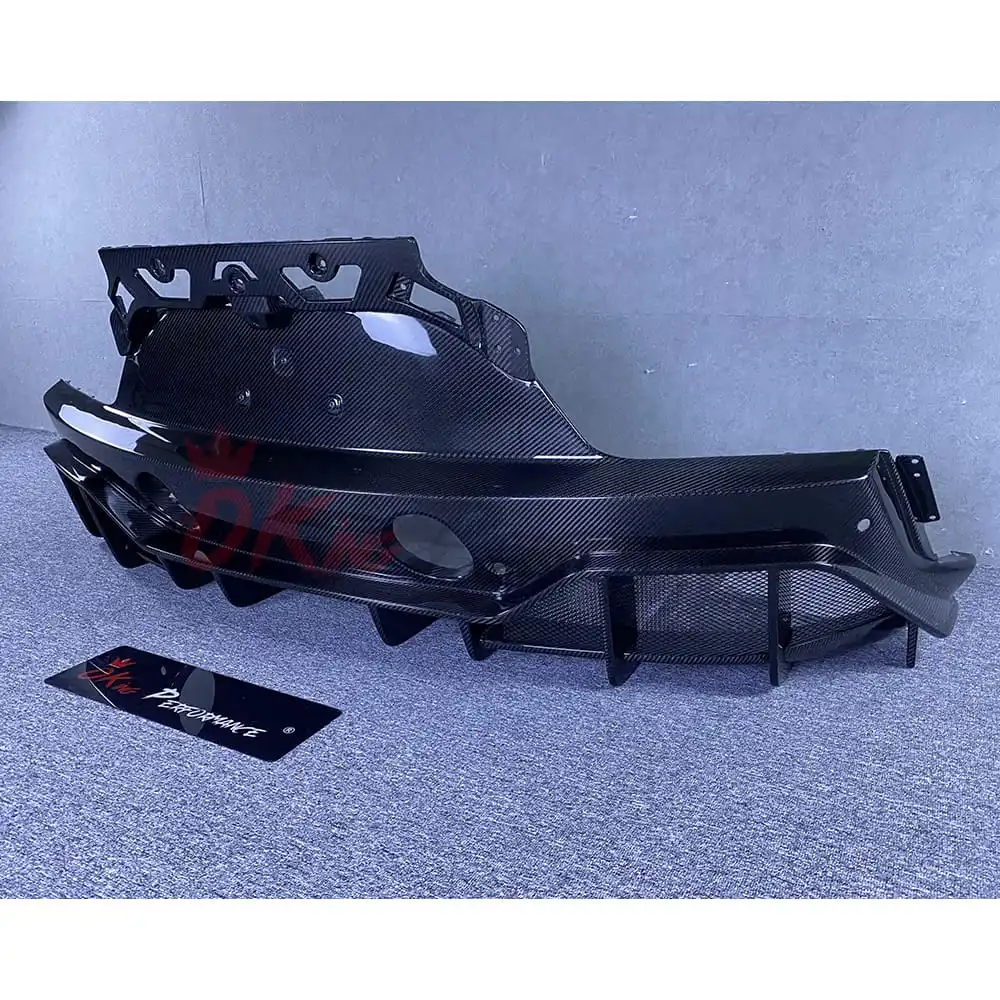 Difusor traseiro estilo SD para Maserati MC20 Dry Fiber de carbono BodyKit