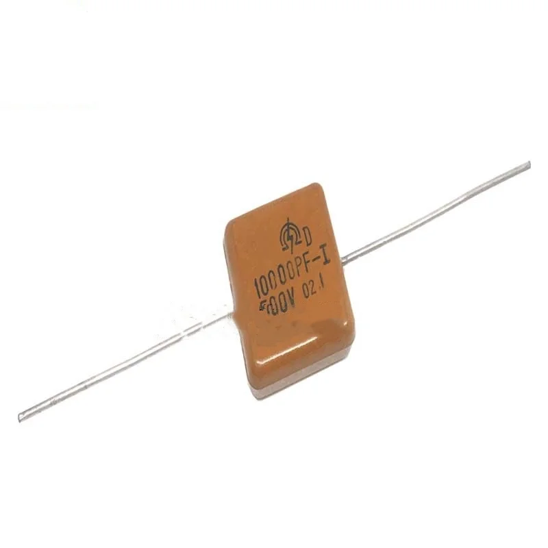 

1 шт. осевая слюдяная емкость 10000PF ± 5% 500 В 103 10NF 0,01 мкФ