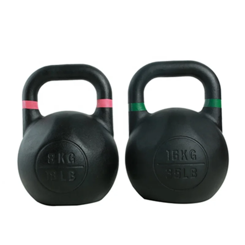 2026 Gym Home Fitness Kettle Bells Gravity Cast Iron Competition Strong Baking Painting Kettlebellpromote Sales