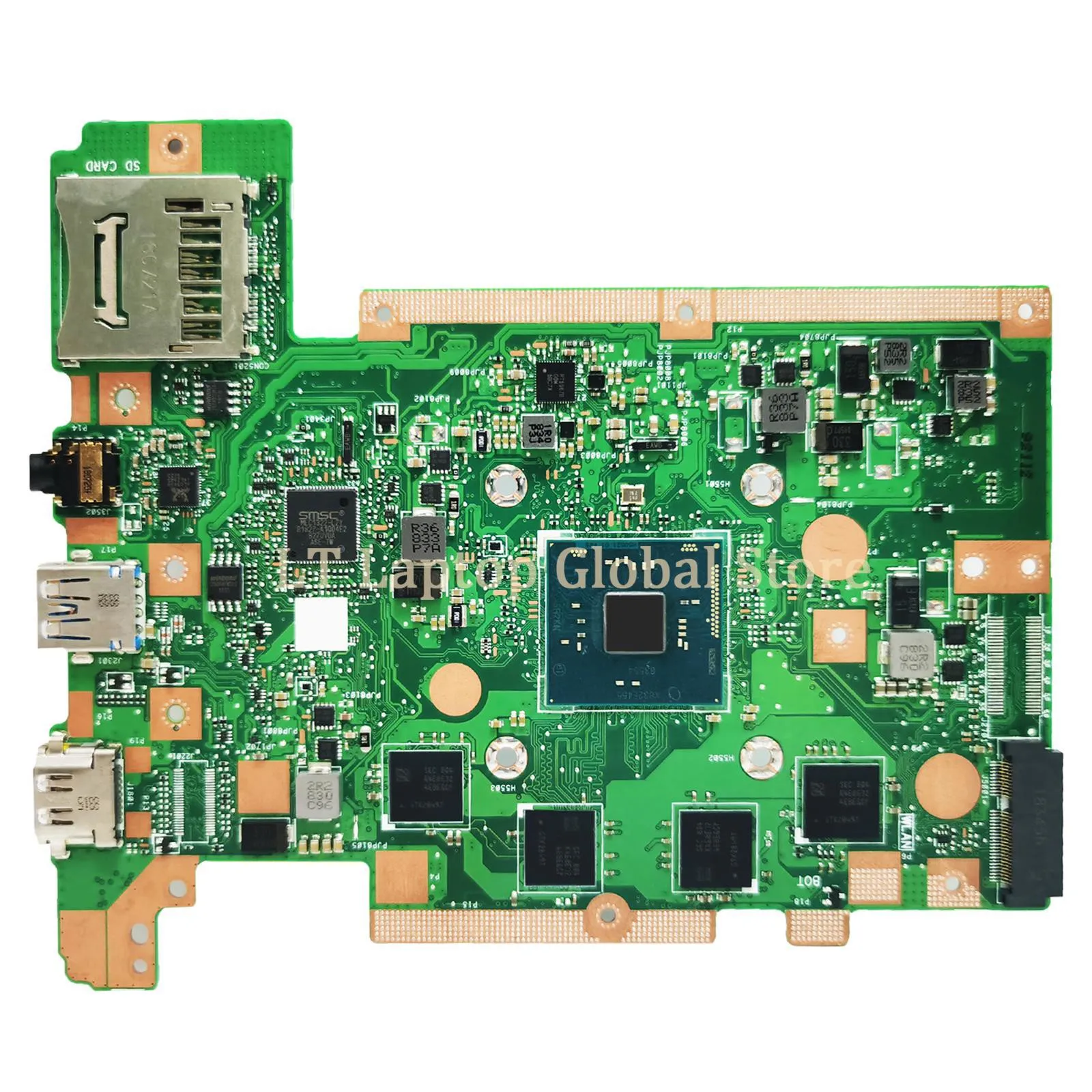 Carte mère d'ordinateur portable pour Asus C202SA C202S, carte mère d'ordinateur portable avec CPU N3060 2 Go/4 Go de RAM EMMC-16G carte mère