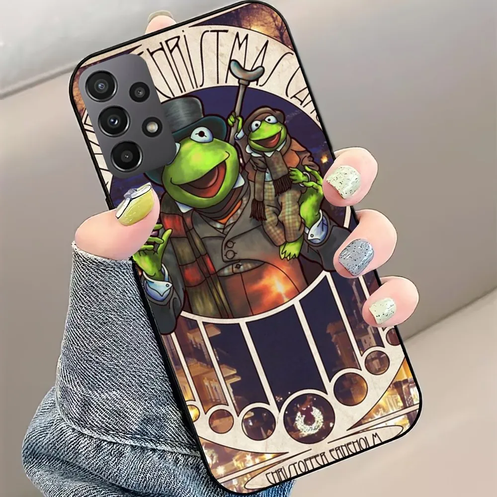 MINISO Disney kermit The Frog Phone Case For Samsung Galaxy S22 S23 S24 S30 Note 20 10 Plus Lite FE ULTRA Shell