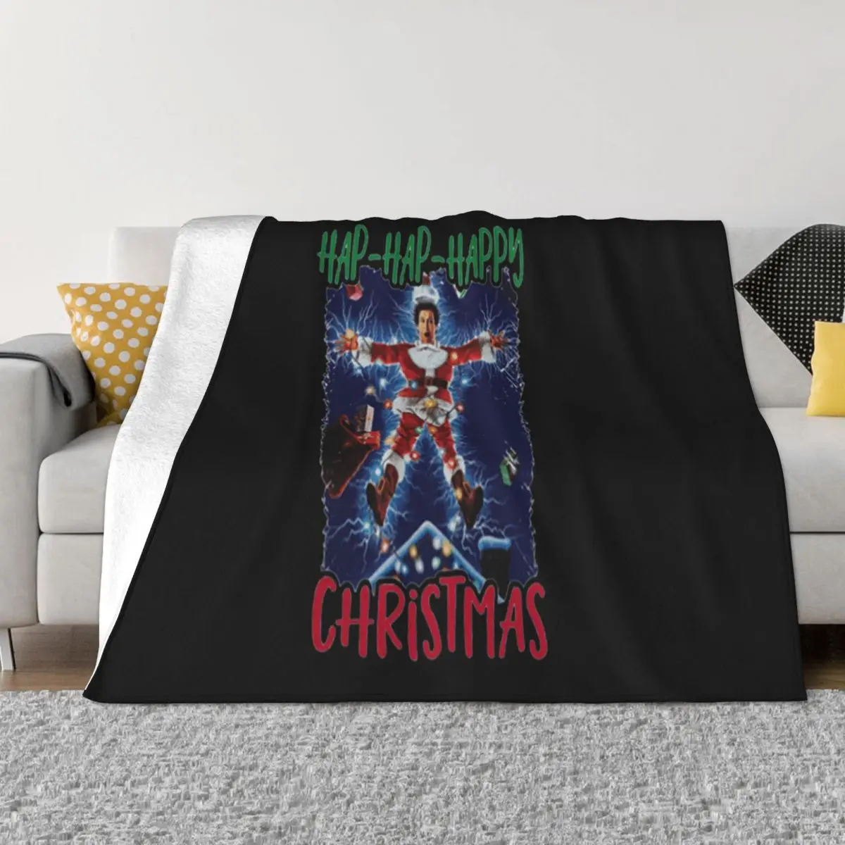 National Lampoons Vacation Hap Hap Happy Christmas Casual Vintage Goth Autumn Different Rock Throw Blanket