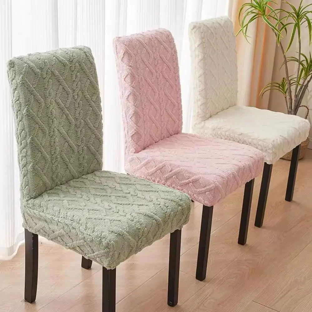 

Premium Stretch Jacquard Chair Covers Elastic Jacquard Velveteen Removable Stretch Chair Cover Geometric Jacquard