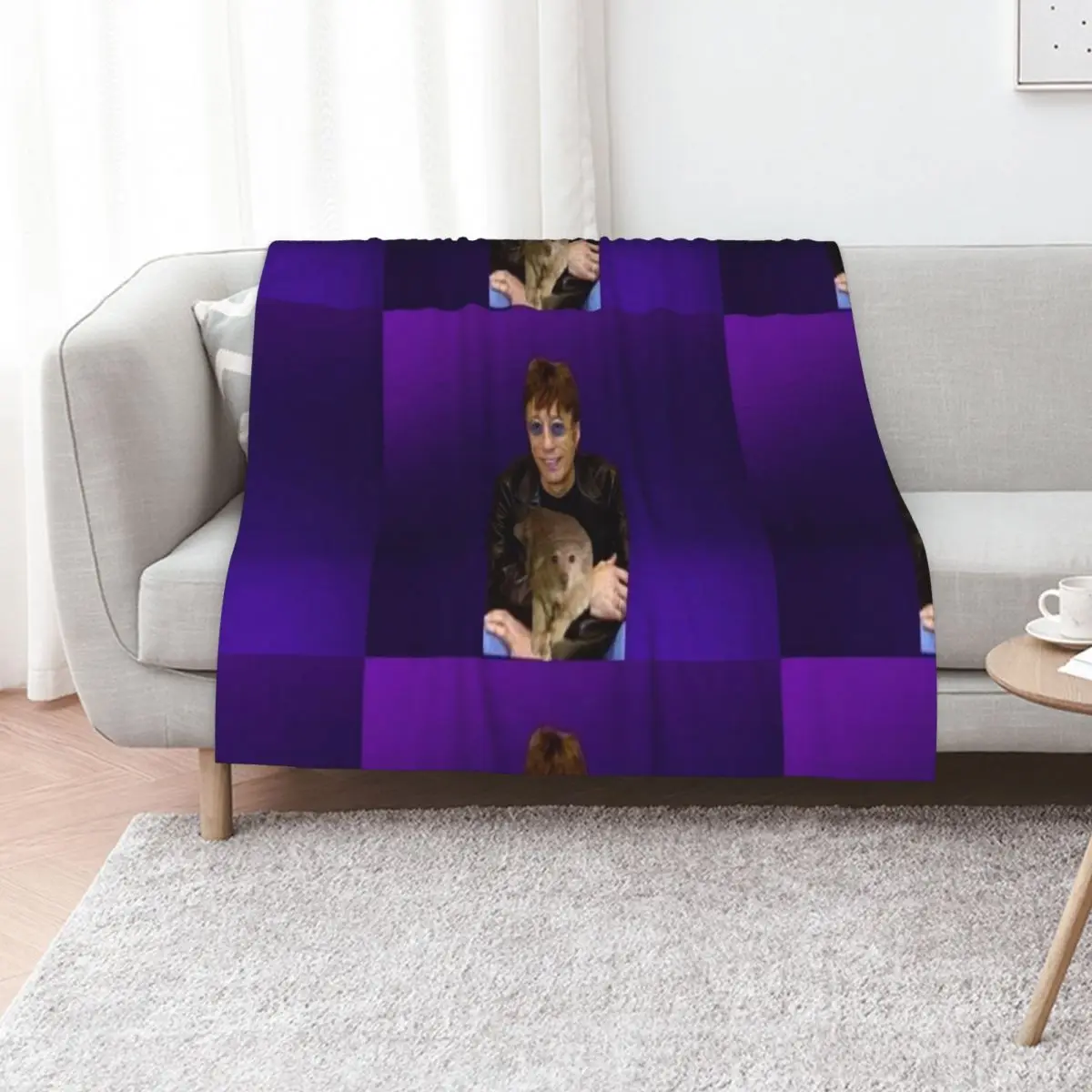 Robin Gibb Throw Blanket Giant Sofa Plaid on the sofa for babies Furry Tourist valentine gift ideas Blankets
