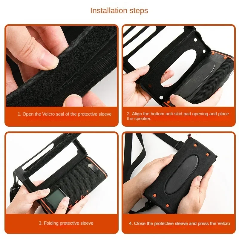 Shoulder Strap Case for Bushnell Golf Wingman View Speaker Protective Case With Adjustable Shoulder Strap Pouches