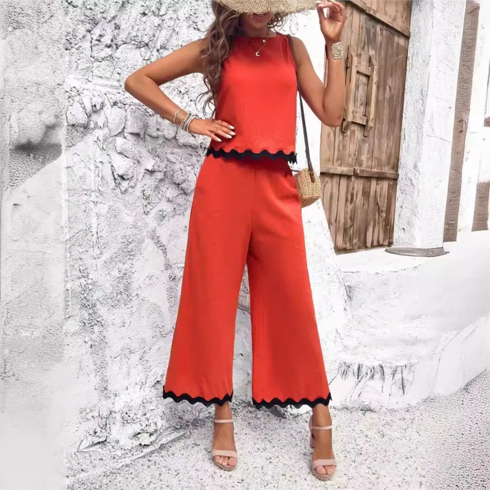 Zomer Groen Shirt Top Broek Dames 2-delige set Mode Casual Pak 2025 Vrouwelijke Elegante Kantoor Zoete Sets Vrouwelijke Straatkleding