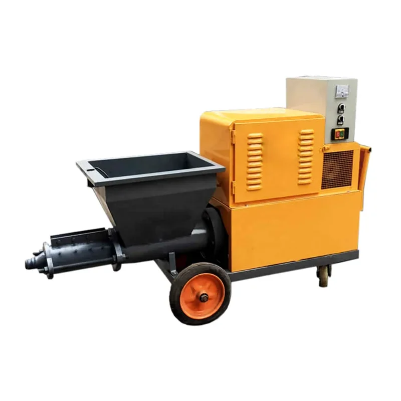 YG Electric Diesel Cement Plaster Mortar Spraying Machine Sand Cement Sprayer With 10m Tube