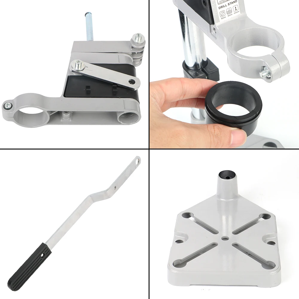 Aluminum Alloy Workbench Press Stand Vise Bench Clamp Angle Portable Drill Grinder Bracket Frame for Handmade Carpentry DIY