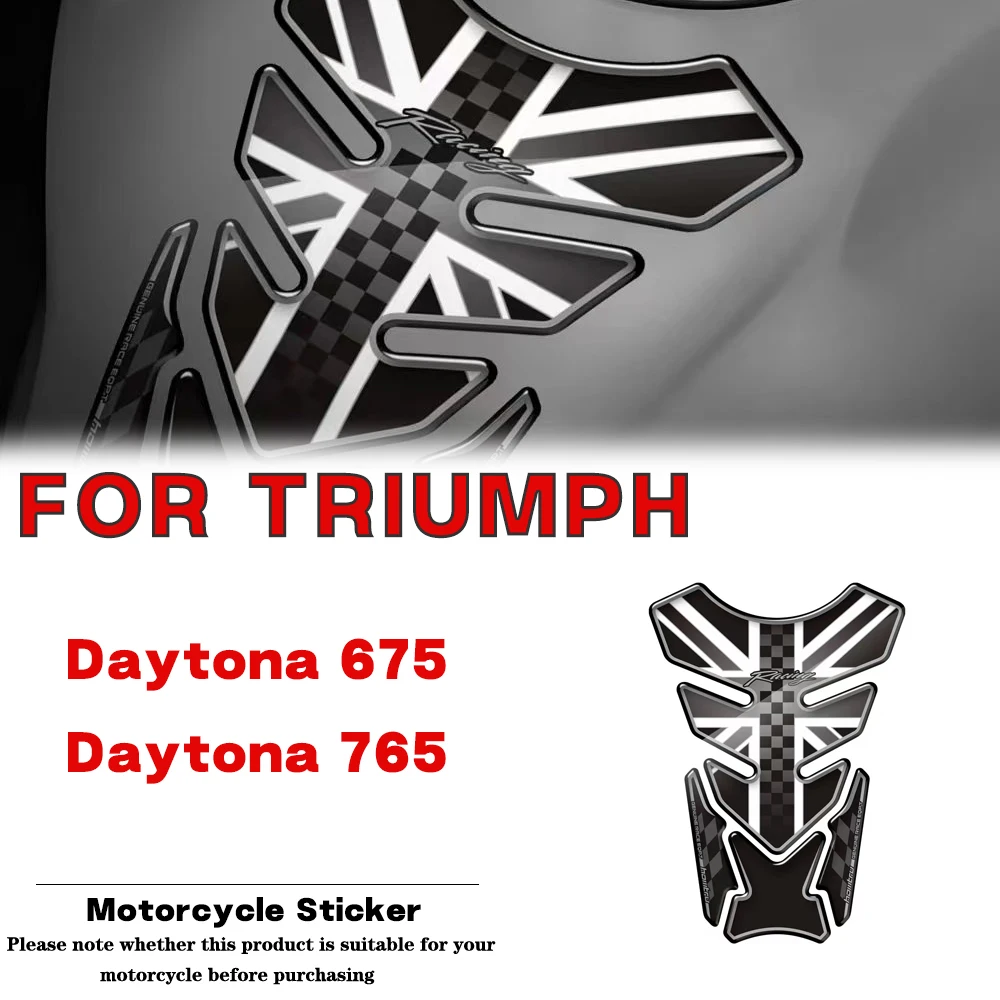 

For TRIUMPH Daytona Steetriple 675 765 Tiger Universal Motorcycle Anti-slip Oil Gas Tank Pad Protection Stickers Decoration