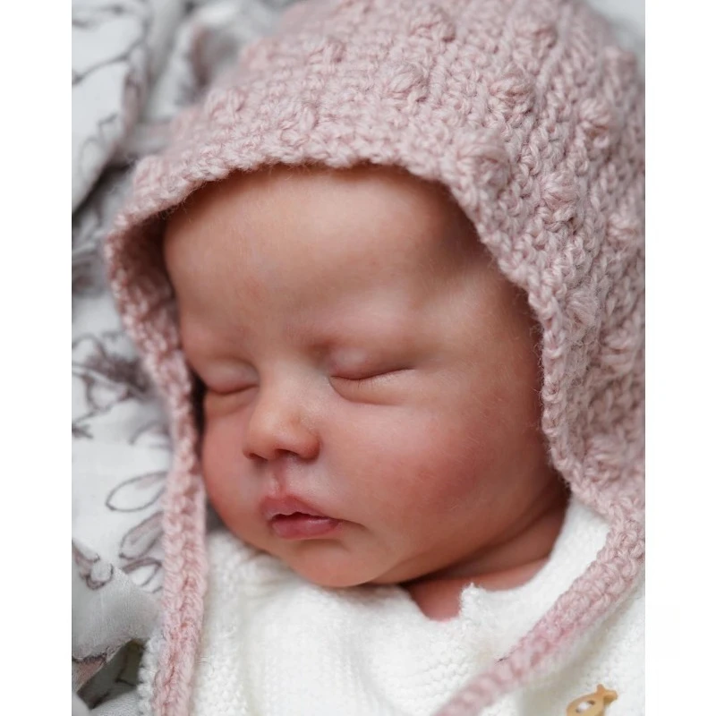 18inch Reborn Doll Kit Delilah Sleeping Baby DIY Doll Parts Unpainted Unfinished Blank Doll Kit