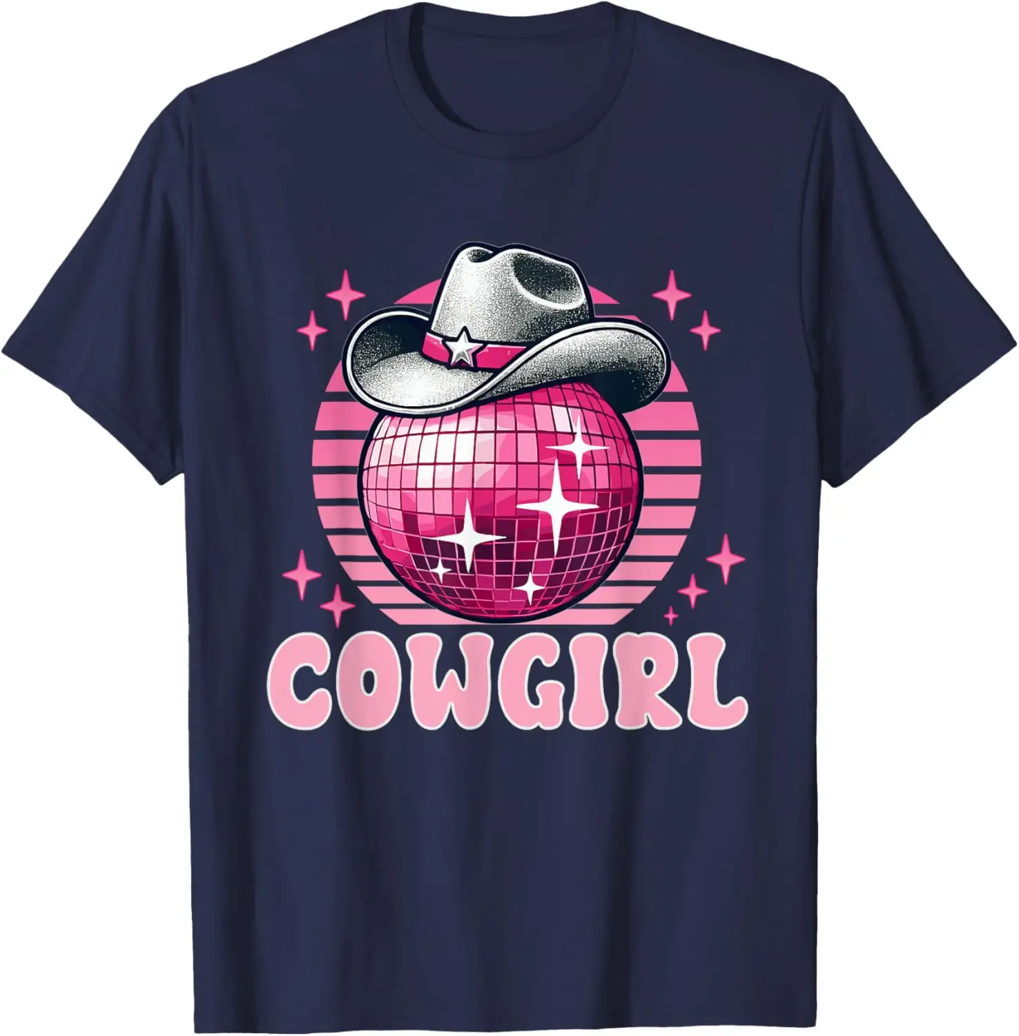 Cowgirl Disco Outfit Western Bachelorette Party Country T-Shirt