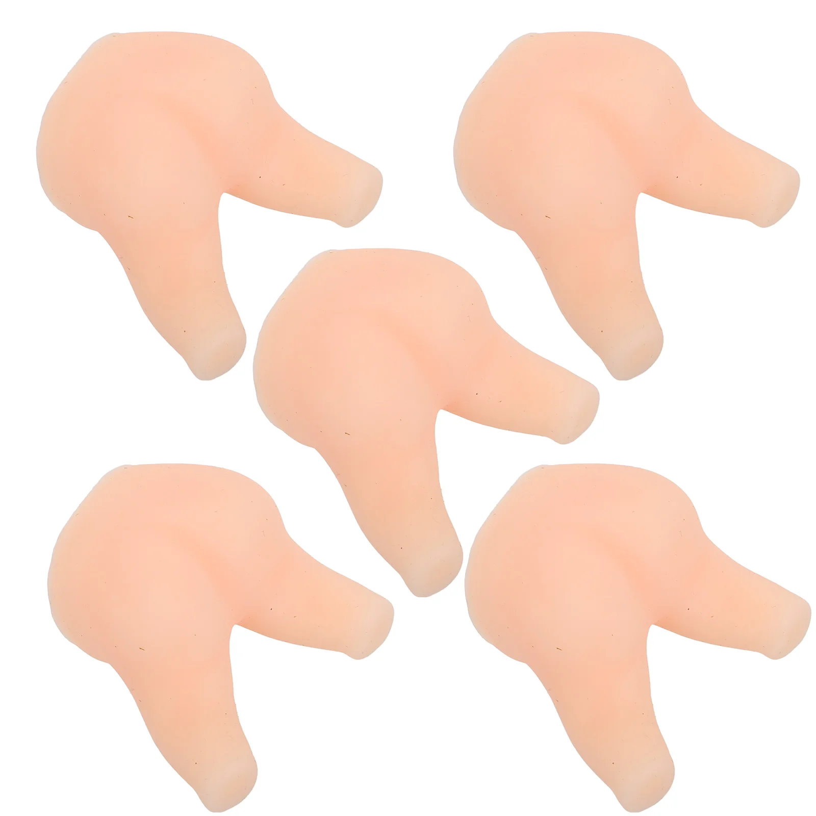 5 Pcs Happy Pinching Stress Cute Office Squeezing Mini Reliever Stretchy Shape Small