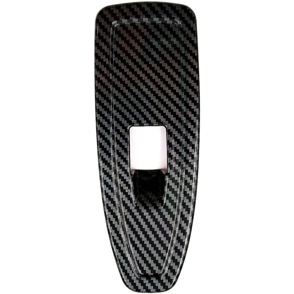 Window Control Panel Sticker Carbon Fiber Window Trim Stylish Carbon Fiber Pattern For Factory Door Panels Carbon Fiber Texture