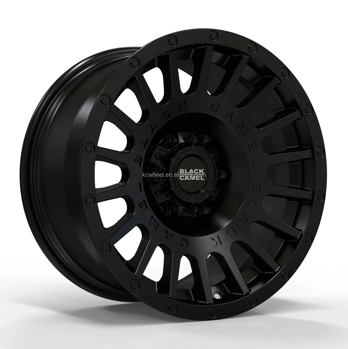 Custom 17-18 Inch Black Camel Offroad Aluminum Alloy Wheel Hub 6X139.7 PCD Rims for Pickup & SUV Cars