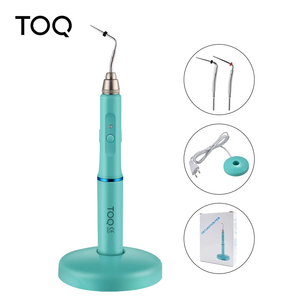 Dental Cordless Wireless Gutta Percha Obturation System Endo Heated Pen 2Tips Wireless for Root Canal Filling Obturation filling