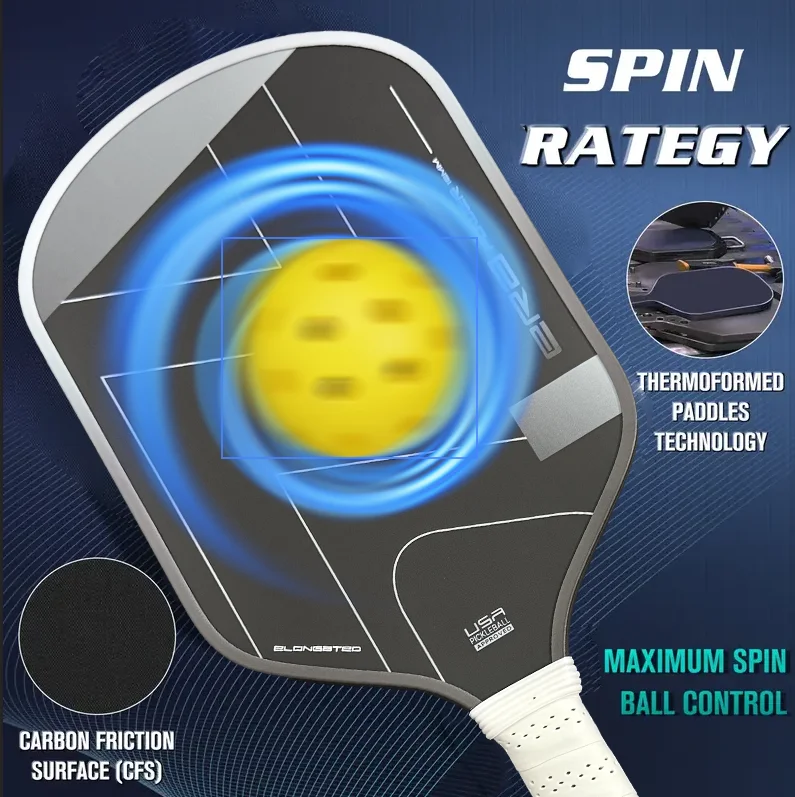 GEN5 BOOMSTICK Pickleball-Schläger Verlängerter EVA-Power-Umgebungsschaum Reiner EPP-Kern Kohlefaser für Verbesserte Spielleistung – Detail 6