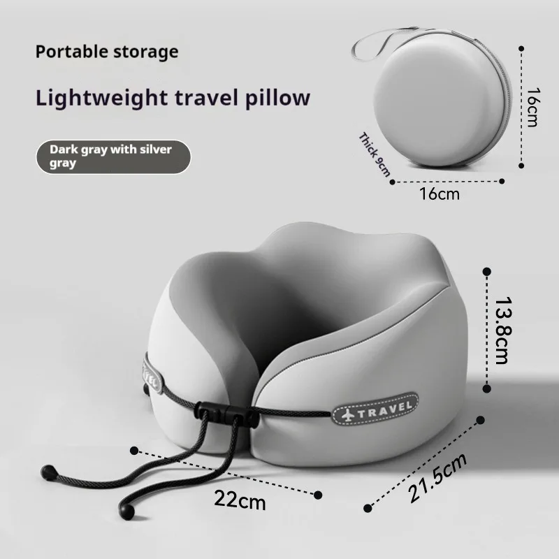 U Shaped Memory Foam Neck Pillows Soft Travel Pillow Massage Neck Pillow Sleeping Airplane Pillow Cervical Healthcare Bedding