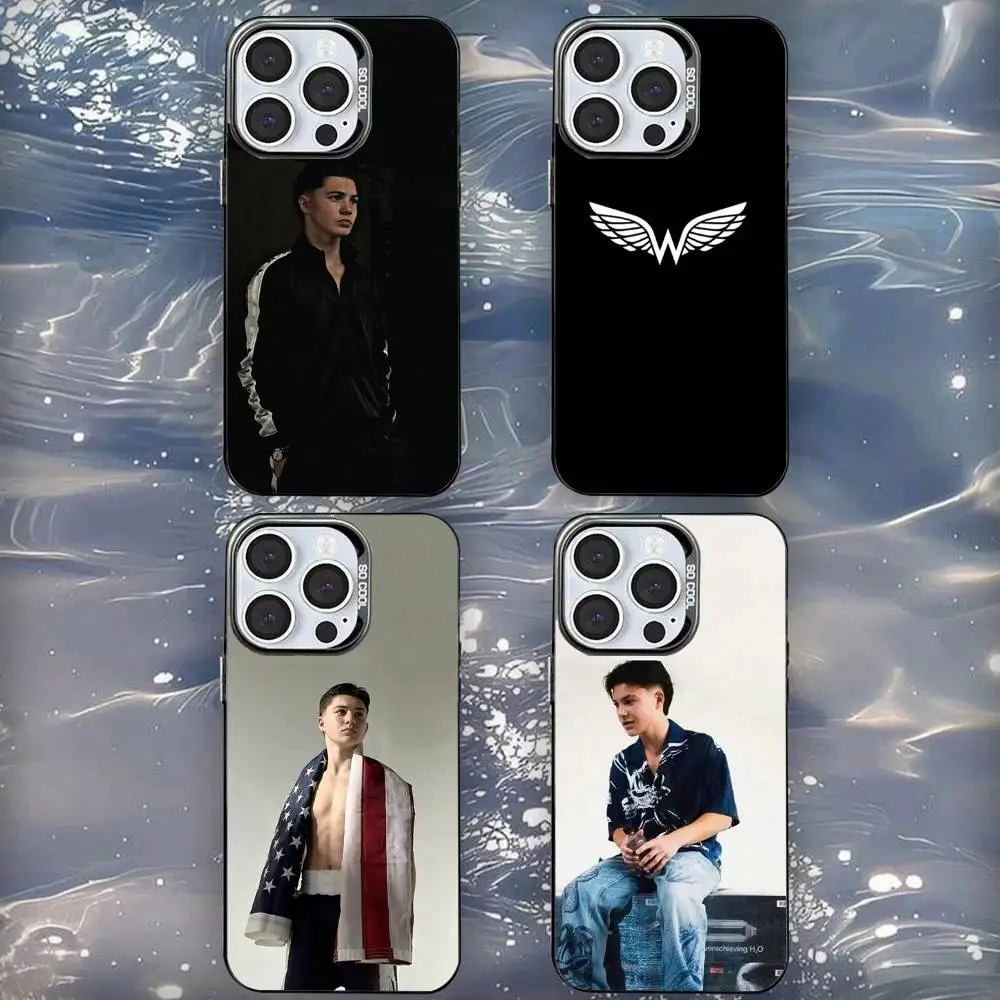 

W-Walton-ns W-Wanna J-Javons Phone Case For iPhone 16,15,14,13,12,11,Mini,Pro,SE,XS,MAX Black Matte Shockproof Cover