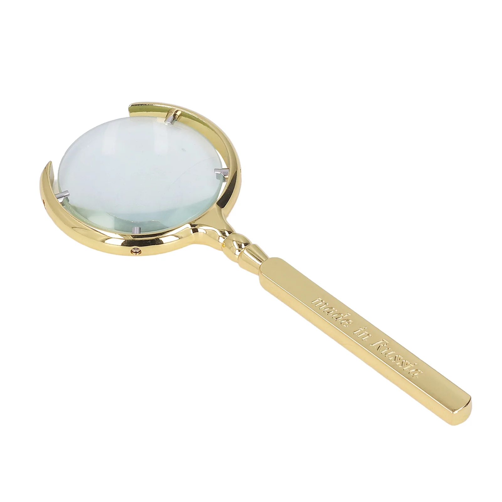 Handvergrootglas Handvergrootglas Leesvergrootglas Metalen handvat voor kaart Krant Senioren Geschenken Gouden