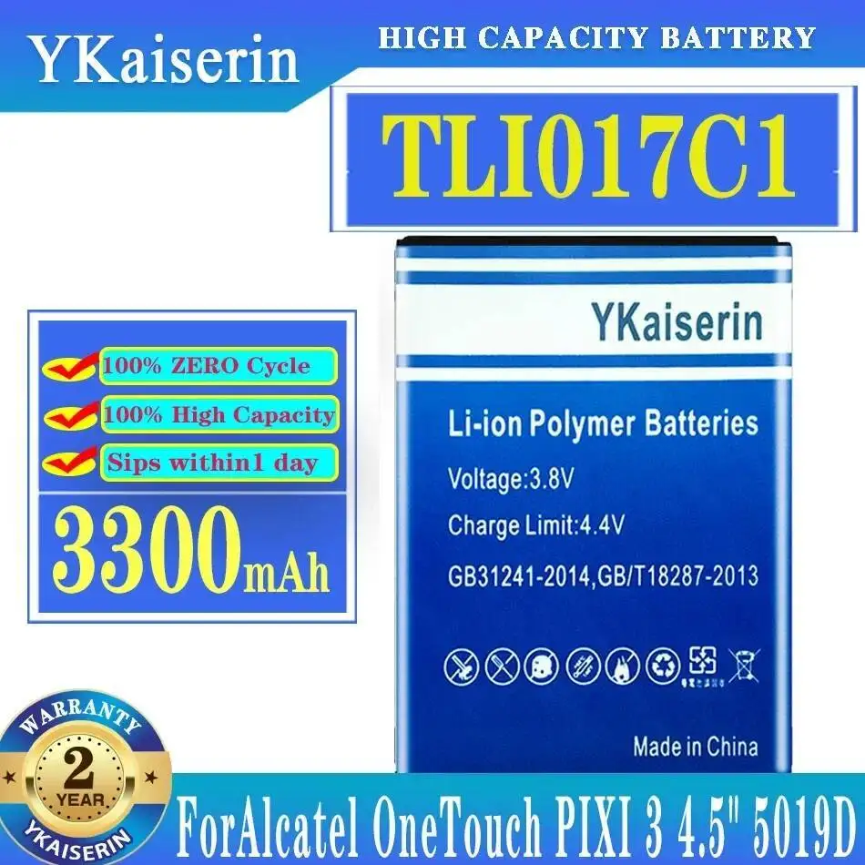 

Аккумулятор мобильного телефона TLI017C1 3300 мАч для Alcatel Onetouch Pixi 3 4,5 "5019D 5017D 5017A 5017X 5017 5027B