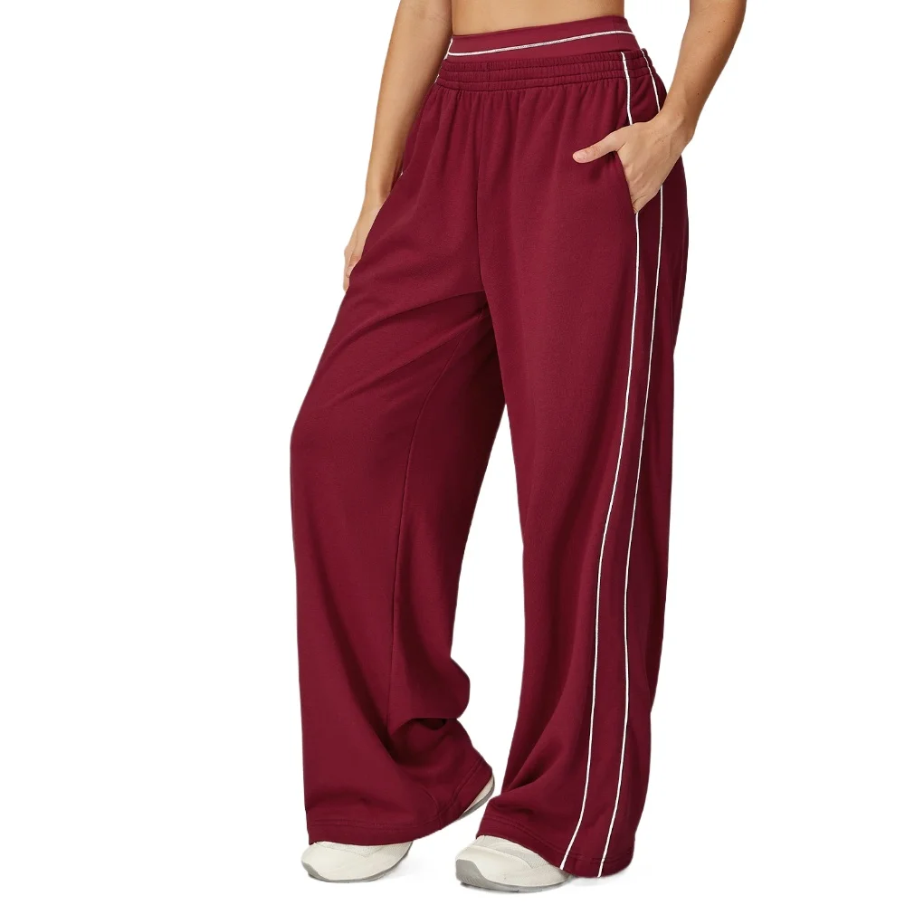 

Wide Leg Trousers Yoga Pants for Women High Waisted Loose Gym Workout Sweatpants Female Fitness Sports Leggings Yoga Trousers