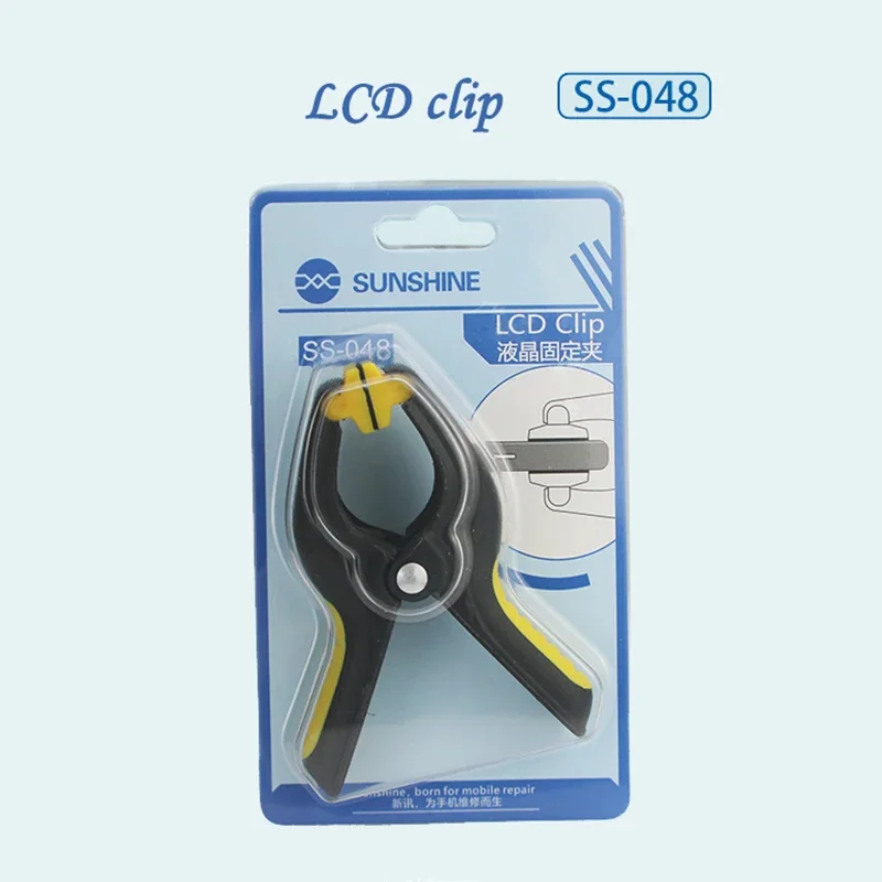 Clips para pantalla LCD de S-048, Clip de plástico para almacenamiento de varios teléfonos móviles, herramientas de reparación de desmontaje de Ipads