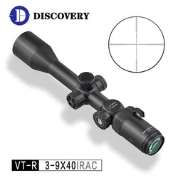 Discovery-mira telescópica VT-R 3-9x40IRAC, pistola de aire, mira óptica, iluminada en rojo y verde, para balas de caza, táctica