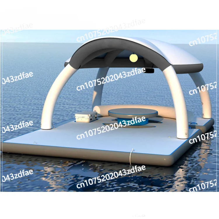 Multi-person Luxury European and American PVC Sunscreen Leisure Fishing Floating Mat, Water Platform