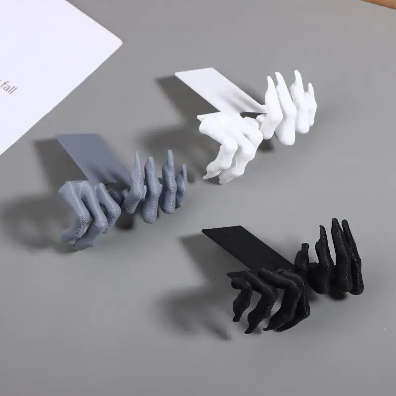 ~*Hot Sale 2Pcs Creative Bookmarks Bizarre And Personalized 3D Printed Page Marks Horror Atmosphere Design Durable Materials