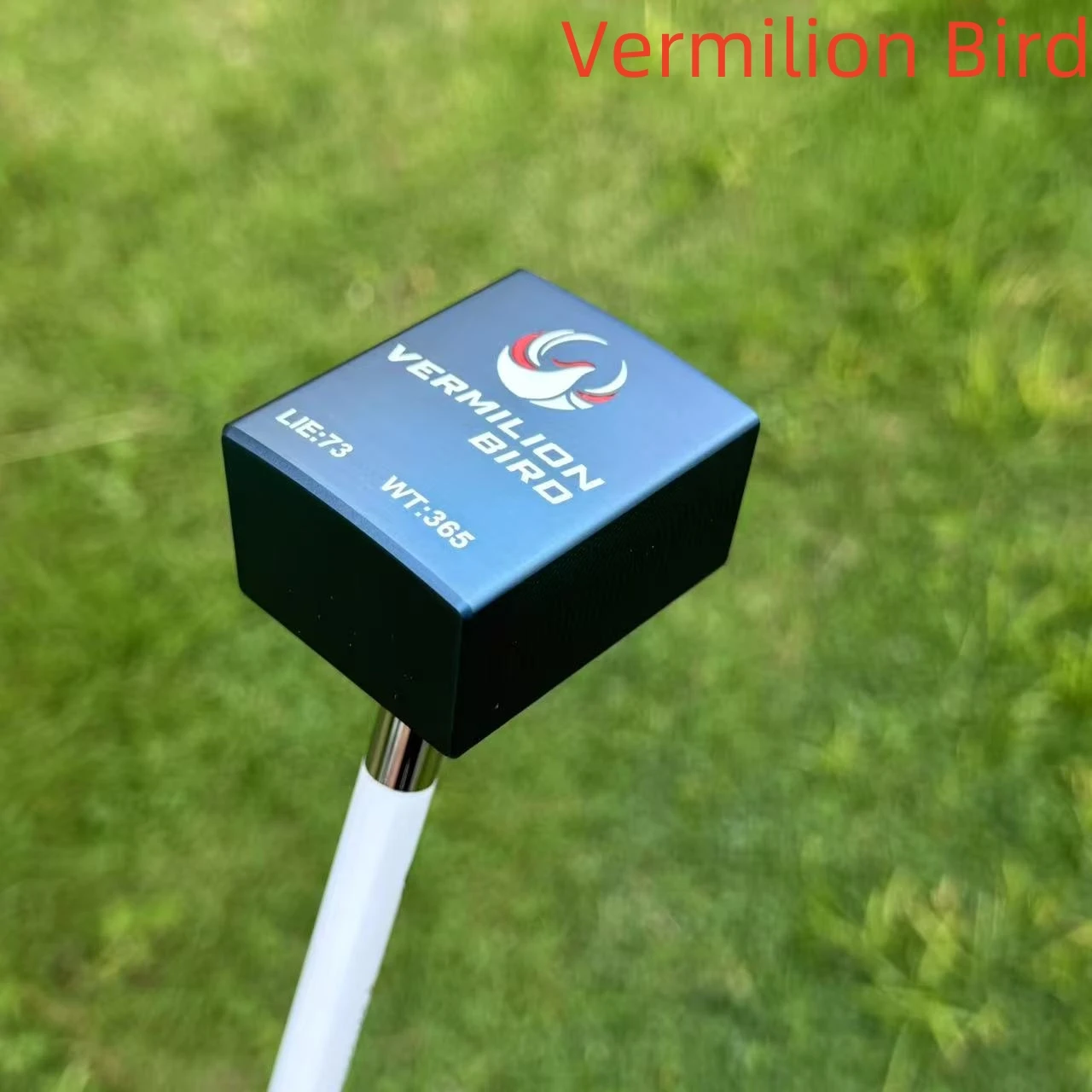 Vermilion Bird 365g 골프 퍼터 트레이너 - 정렬 가이드가 있는 단조 CNC SS304 강철 |   실내/실외용 가중 연습 보조 장치