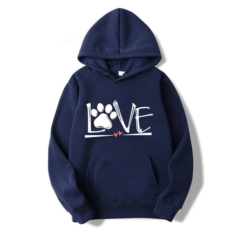 

Love Printed Lover Hoodies Women Men Spring Autumn Fashion Casual Harajuku Streetwear Couple Hooded Sweatshirt