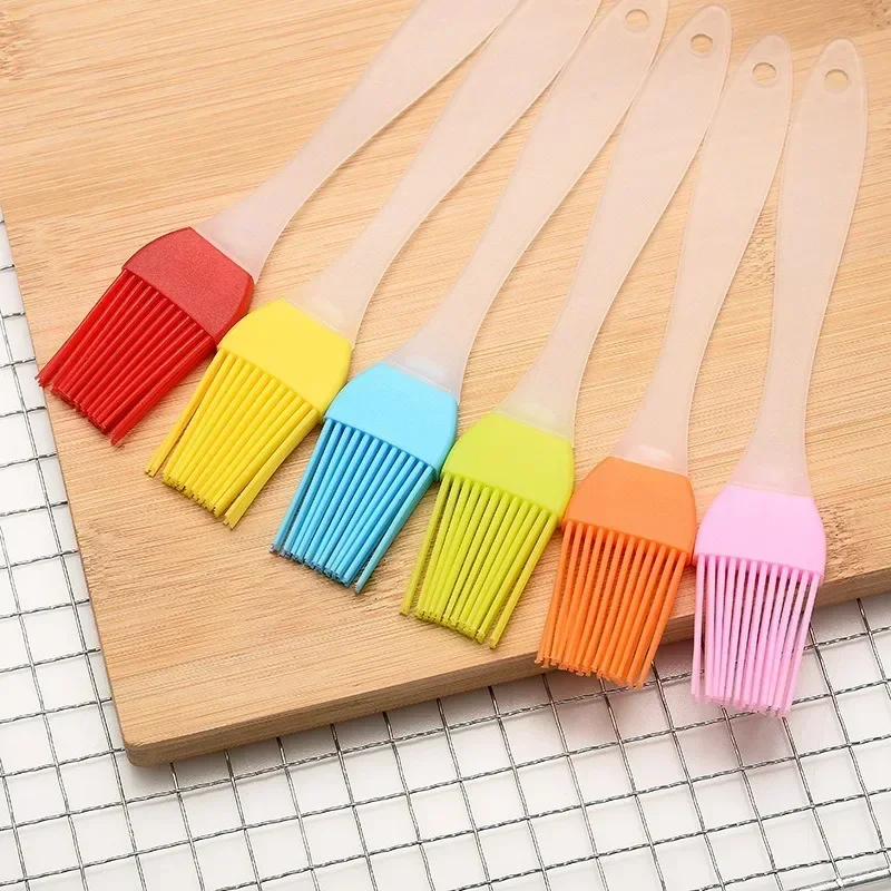 1PC Silicone Oil Brush Basting Brush DIY Cake Bread Butter Baking Brushes Kitchen Cooking Barbecue Accessories BBQ Tools