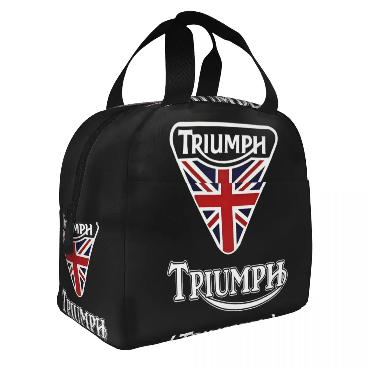 Motorclub Triomfeert Geïsoleerde Lunchtassen Koeltas Lunchcontainer Motorliefhebbers Draagbare Lunchbox Tas