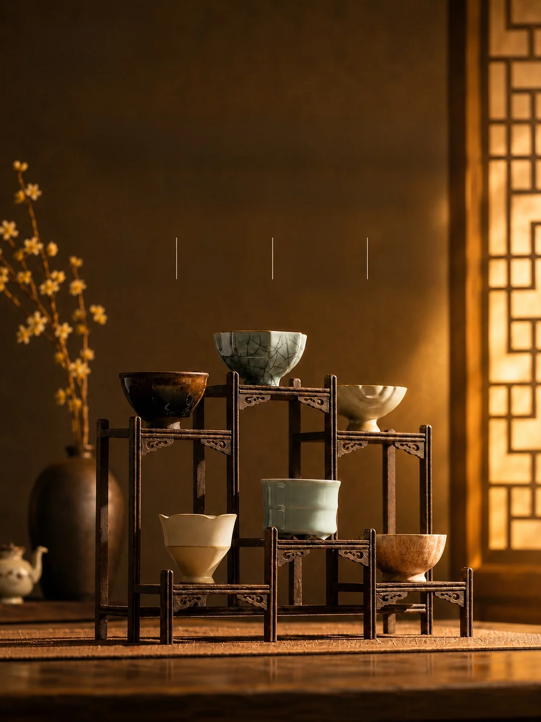 New Arrival Treasured Tang Song Elegant Tea Cup Tea Set Creative Cultural Gift for Moving Birthday Friends Ceramic Artware