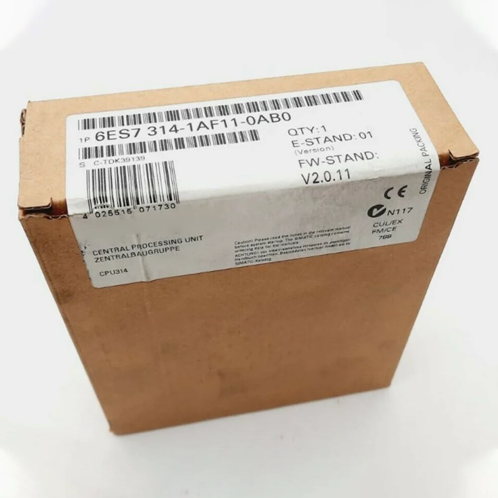 Brand New in Box Sealed For Siemens 6ES7 314-1AF11-0AB0 Control Module 6ES7314-1AF11-0AB0