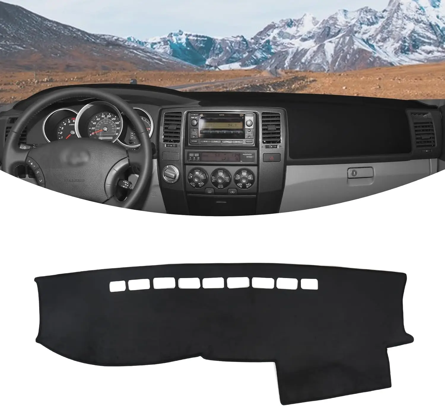 

Dash Cover for Toyota 4Runner 2003-2004 2005 2006 2007 2008 2009 Accessories Flannel Dashboard Cover Dash Cover Mat